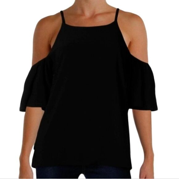 INC International Concepts Tops - INC Cold Shoulder Top Size Medium